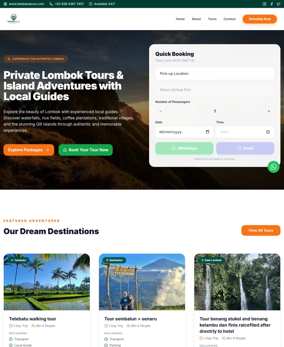 Tetebatutours Lombok Tour Guide